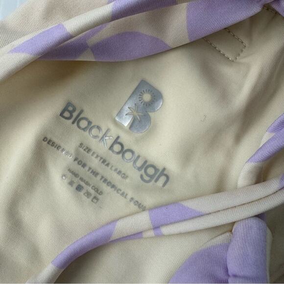 Blackbough string bikini swimsuit size extra large purple lavender and cream - Picture 7 of 12